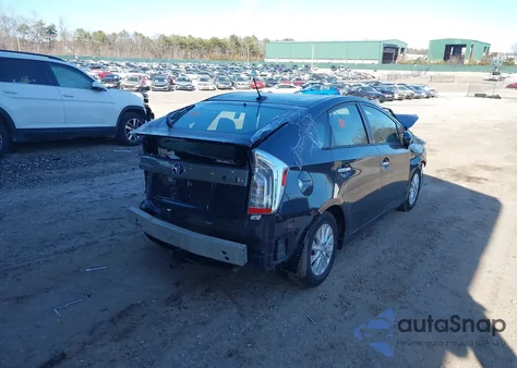 2012 Toyota Prius Plug-In из США, поврежденный, VIN JTDKN3DP8C3026819